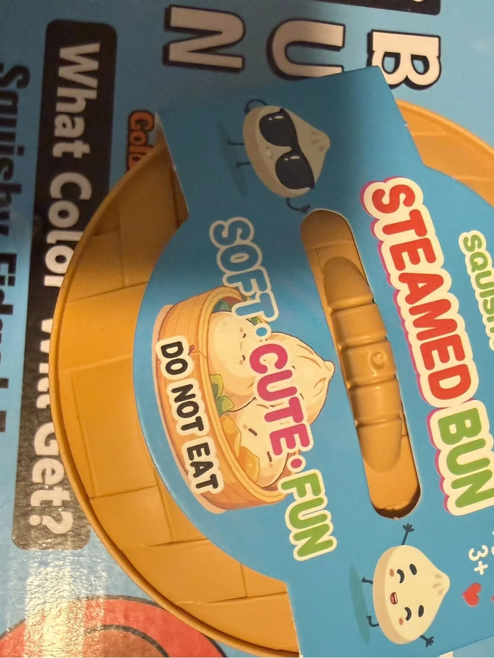 Squishy Toy - pink and blue - Soft Cute Fun